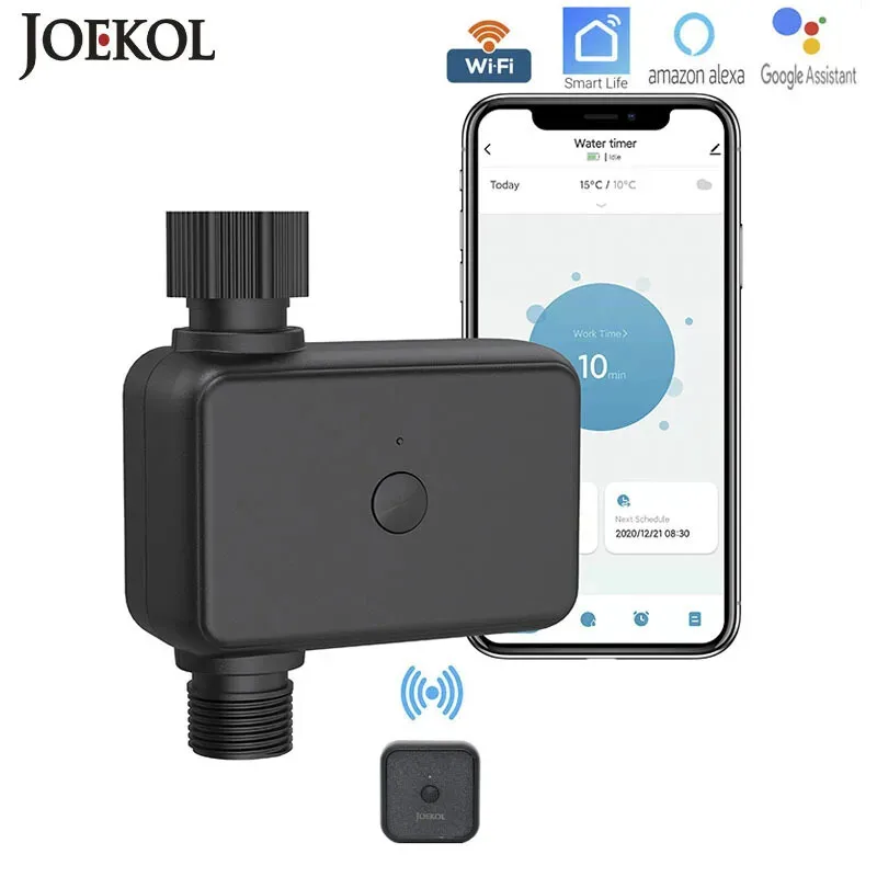 

Таймер полива Wi-Fi, умный автоматический контроллер полива Wi-Fi, водяной клапан