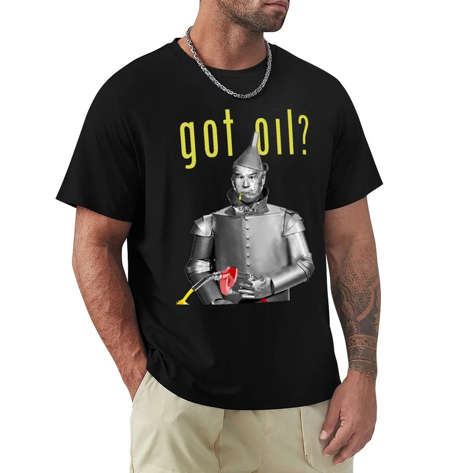 

Oil Can Man T-Shirt luxury t-shirt kawaii clothes aesthetic clothes tshirts personalised black t-shirts for men