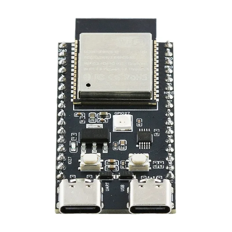 ESP32-C5-DevKitC-1 Development Board Dual-frequency 2.4G 5GHz WiFi Module ESP32 C5 4MB Flash WIFI 6 CH340 32PIN with Pin N4