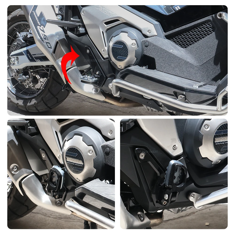 X ADV750 Set Pedal Lipat untuk Honda X-ADV 750 2021-2025 Pedal Penumpang Lipat Aksesori Pedal Sepeda Motor
