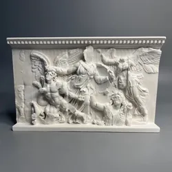 Antichi angeli e giganti greche rilievo scultura in gesso arte Desktop decorazione della casa figurina d'arte estetica di lusso decorazione della stanza