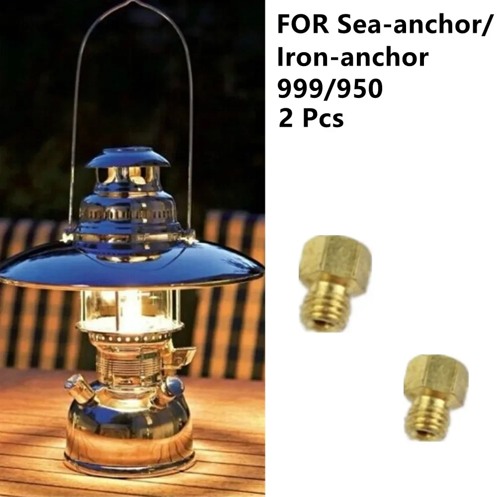 

2Pcs Carburetor Nozzles 500 Kerosene Lamp For Sea-Anchor / Iron-Anchor Lamp 999 950 Models Universal Brass Stove Nozzles Gear