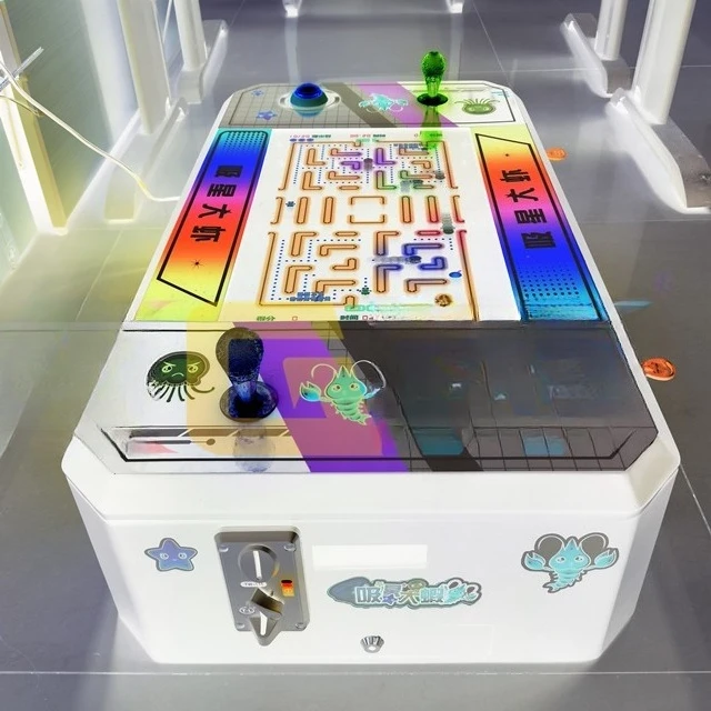 

Coin Operated Mini Arcade Video Game Machine Portable Game Table Multi Game for Cafe