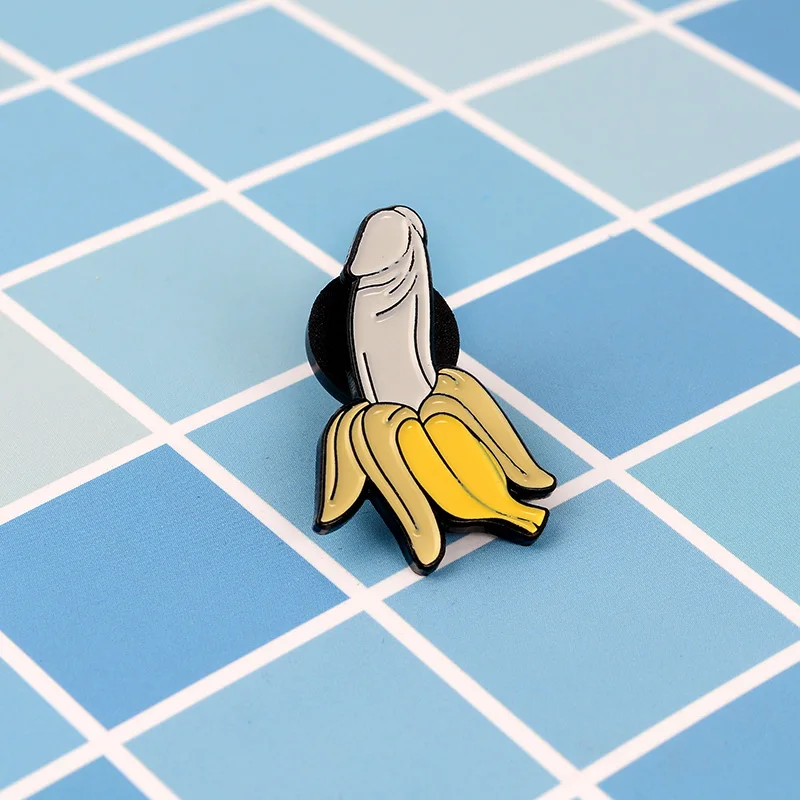 Banana style joking Enamel Pins carton Brooches Clothing Backpack Lapel Badges Jewelry Accessories For Friend Souvenir Gifts