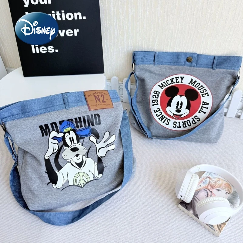 

Disney New Women's Shoulder Bag Large Capacity Fashionable Women's Handbag High Quality Cartoon Women's Shoulder Crossbody Bag