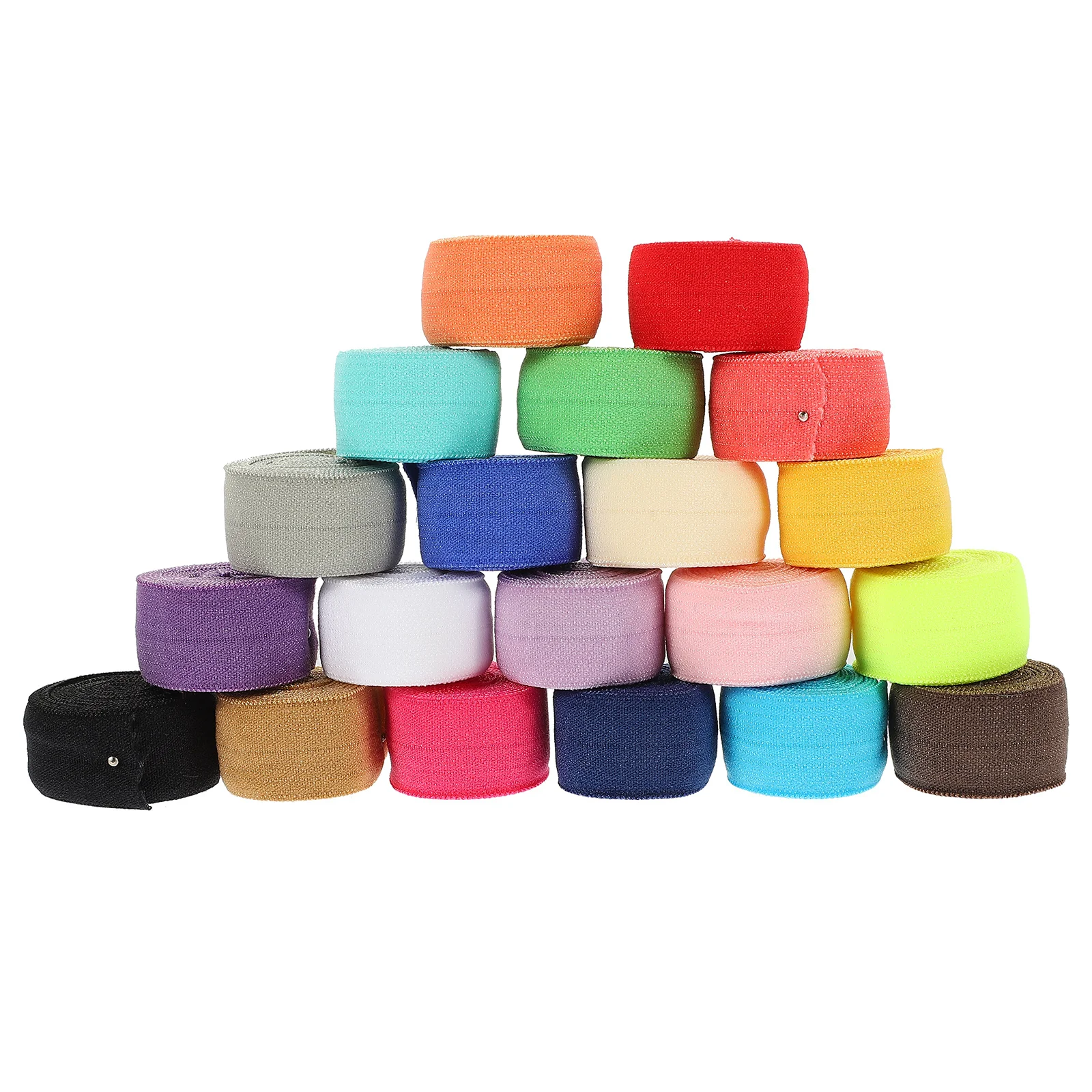 

20 Rolls Stretch Strap Knitted Elastics for Sewing Elastic DIY Straps Clothes Elastic Band Freely Cutting Handmade Crafts Band