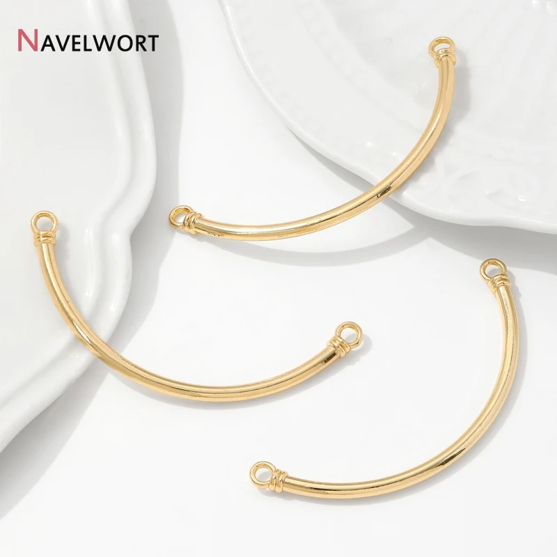 14K Gold Plated Half Bracelet Connctor,For Bracelet Making Accessories Connector For Jewelry,Jewelry Accessories view 5