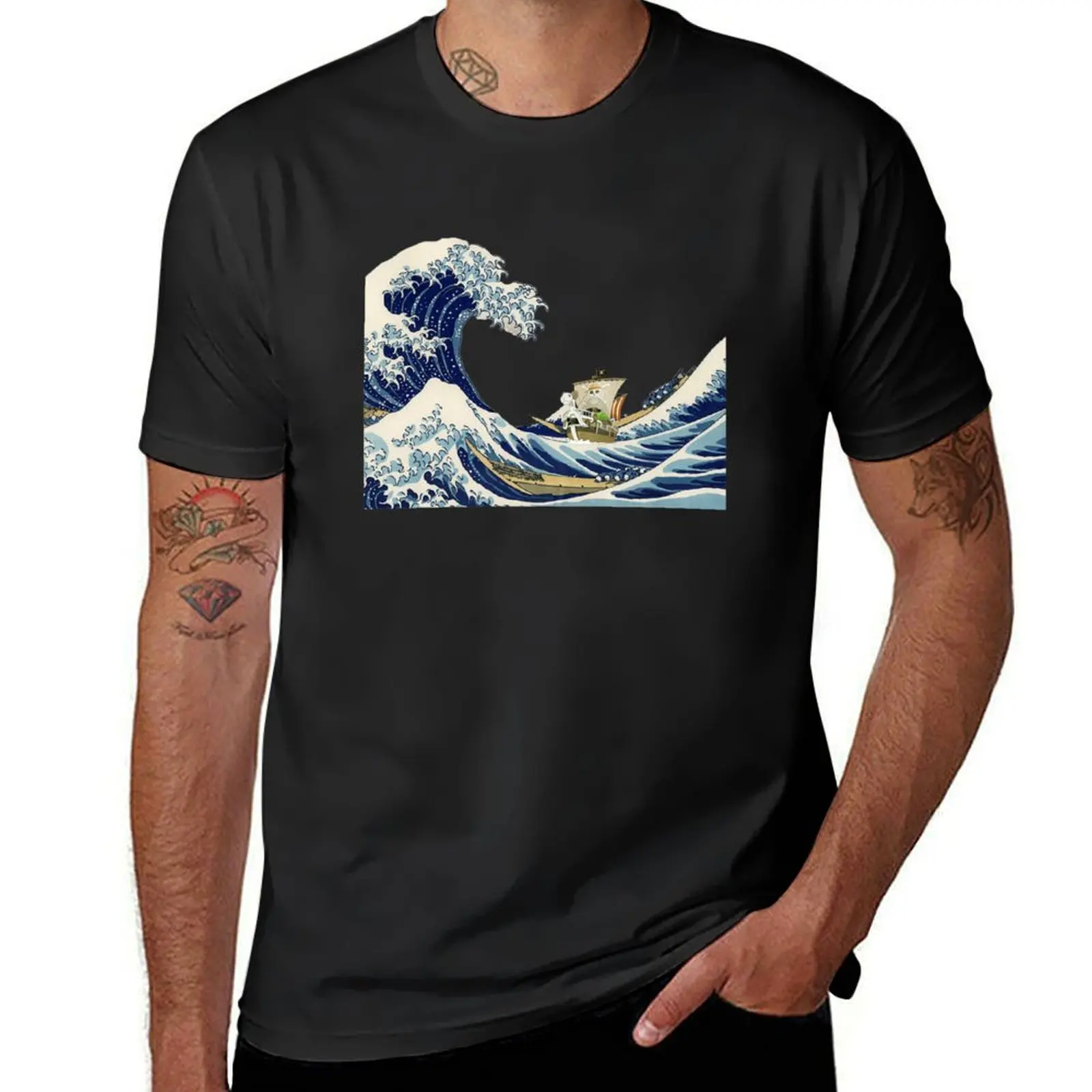 

Going Merry Wave T-Shirt vintage clothes customs men workout shirt