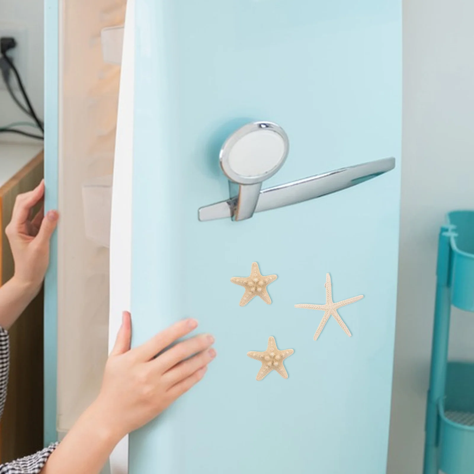 

5Pcs Simple Fridge Stickers Reliable Material Easy Remove Home Refrigerator Decoration Fridge Sticker Magnetic Sticker for Home