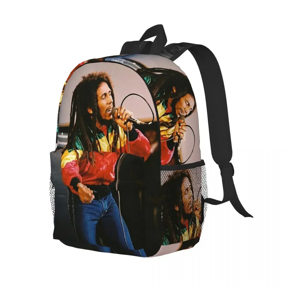 

Рюкзак Bob Marley Singer Reggae, студенческая сумка для книг для мальчиков и девочек, детская школьная сумка, компьютерные сумки на плечо для мужчин и женщин