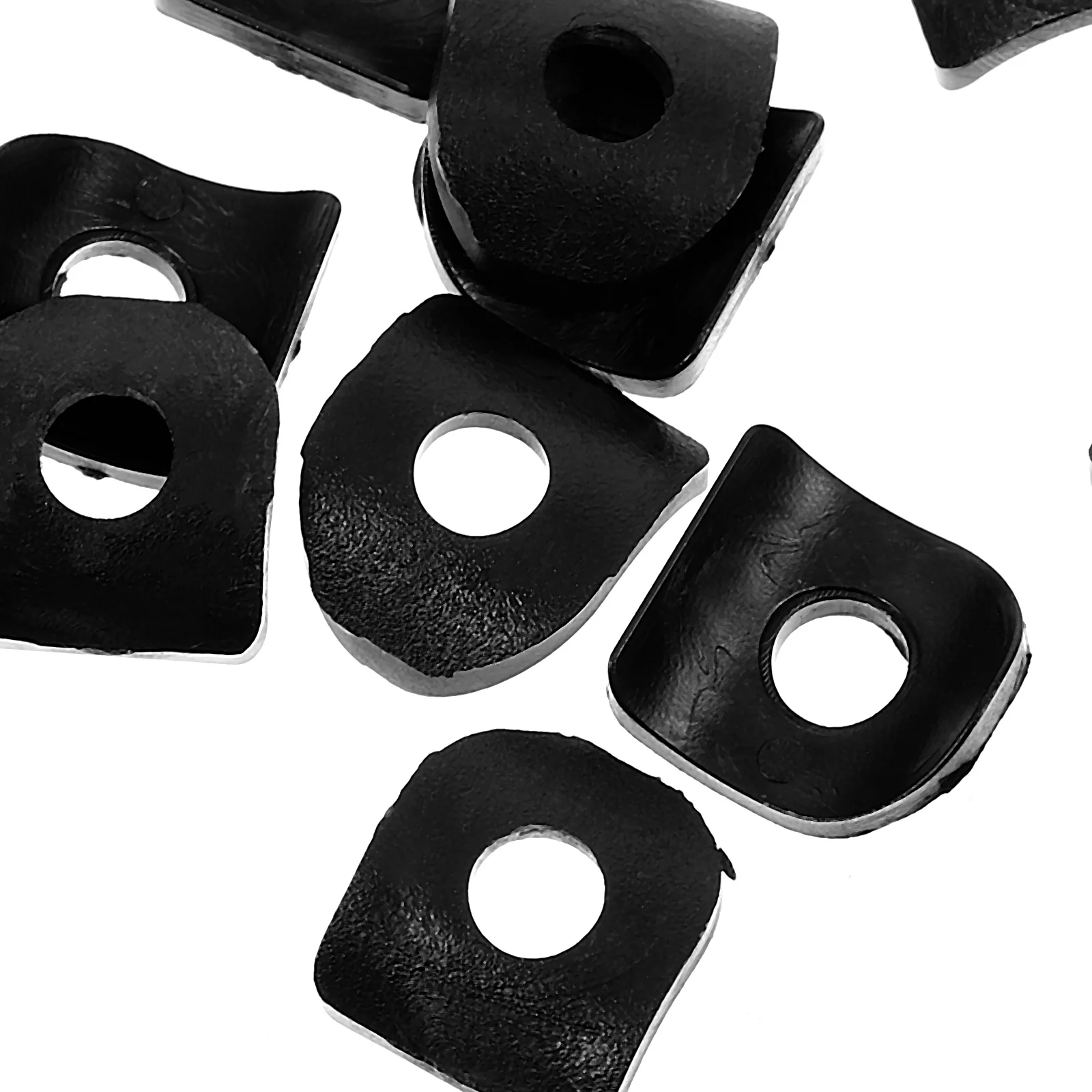 

12pcs Bike Seat Clamp Gasket Rubber Seatpost Clamp Pads Quick Release Replacement Universal Shock Absorption Washer For Riding