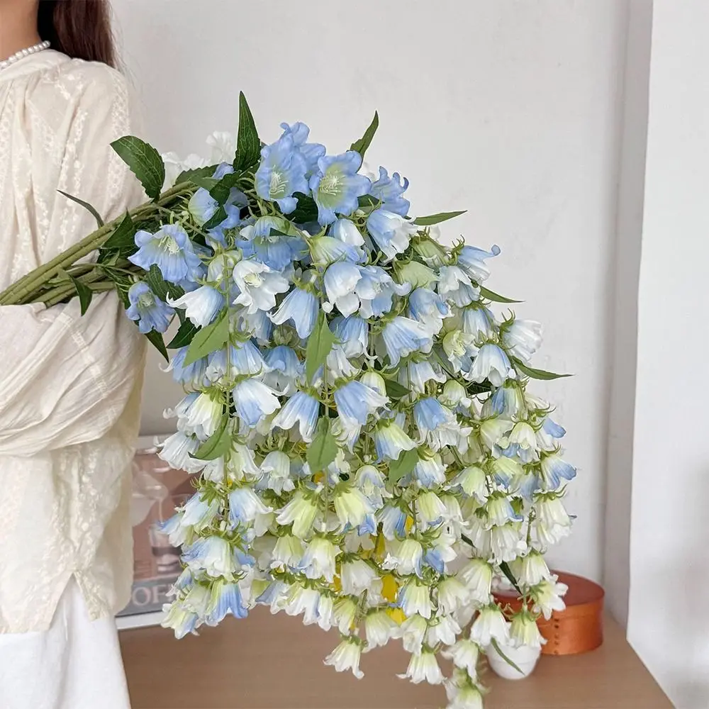 

Multicolor Orchid Artificial Flower Floral Arrangement Desktop Ornament Lifelike Flowers Green Leaves Photo Props Faux Flower