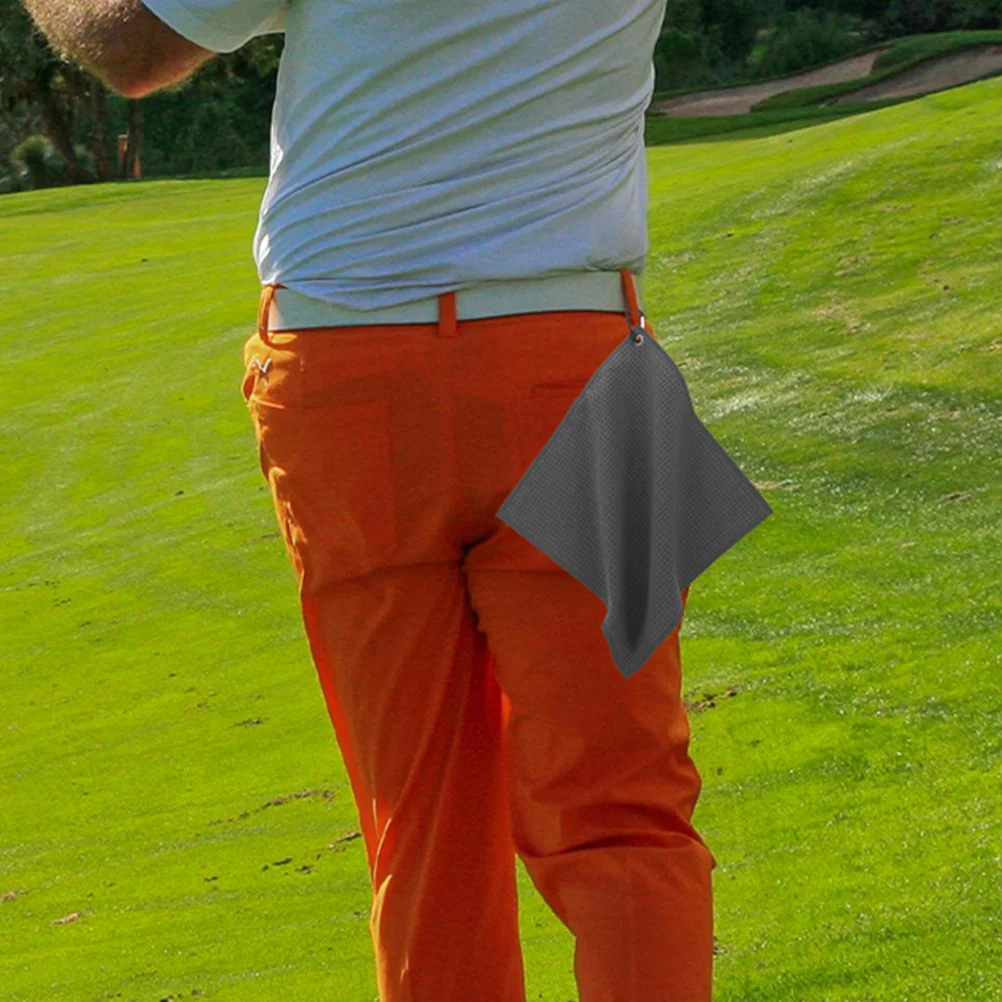 

3Pcs Golfing Balls Cleaner Microfiber Portable Dry Towels Professional Sports Golfs Wipe Towels Outdoor Supply