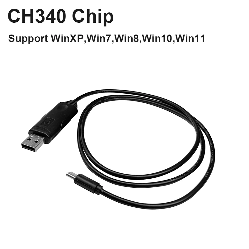 USB Programming Cable Type-C Support Windows System For Iradio Radios UV-98 PLUS UV-99 R-5000 R-6000 RT-880 Walkie Talkie CH340 view 6