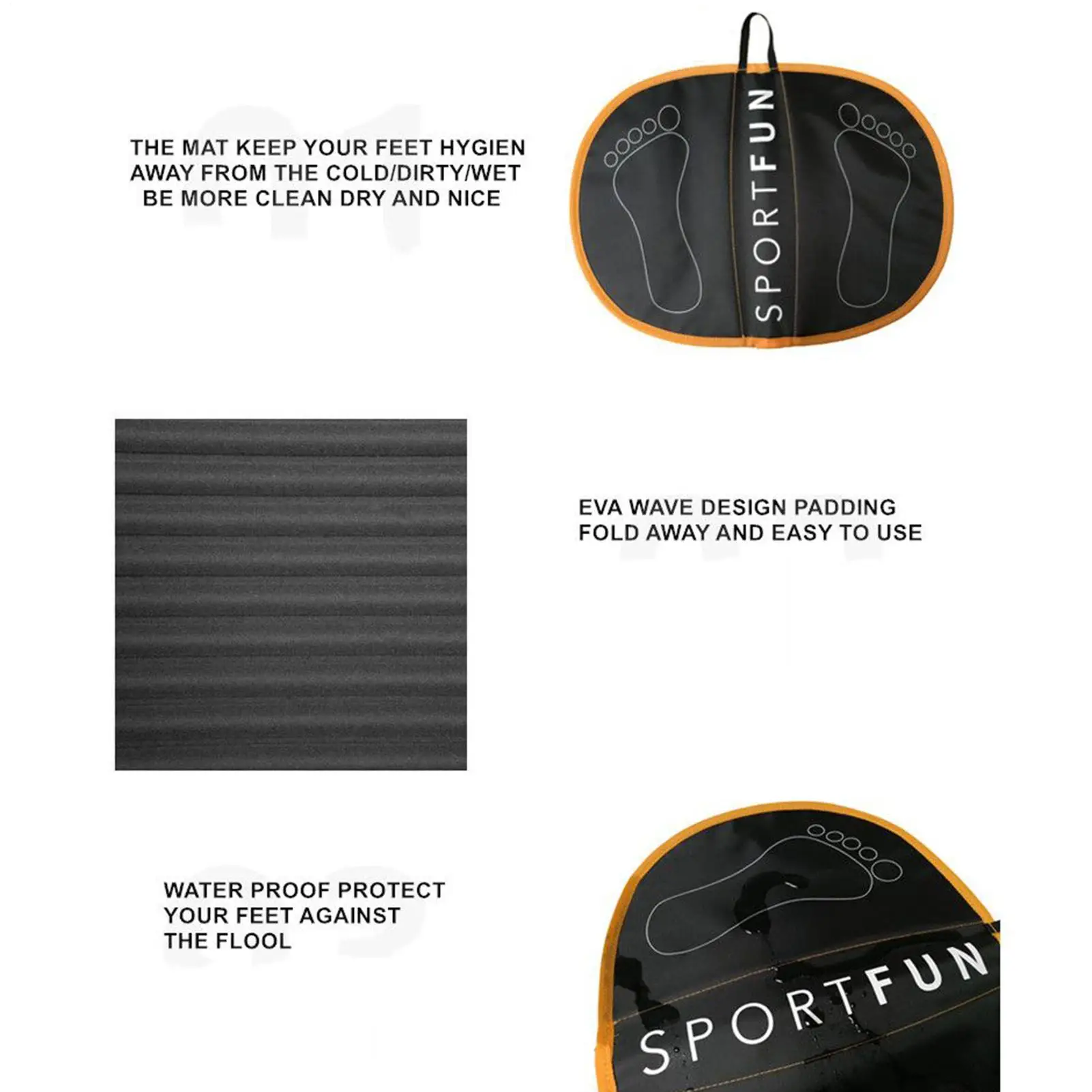 

Коврик для пеленания гидрокостюма, водонепроницаемое снаряжение для дайвинга, складной коврик для серфинга, сумка с ручкой для переноски для профессионального бассейна