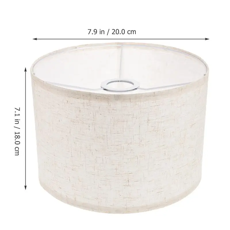 Desmontável abajur lâmpada de mesa sombra lâmpada do teto tecido abajur pano capa simples luz capa