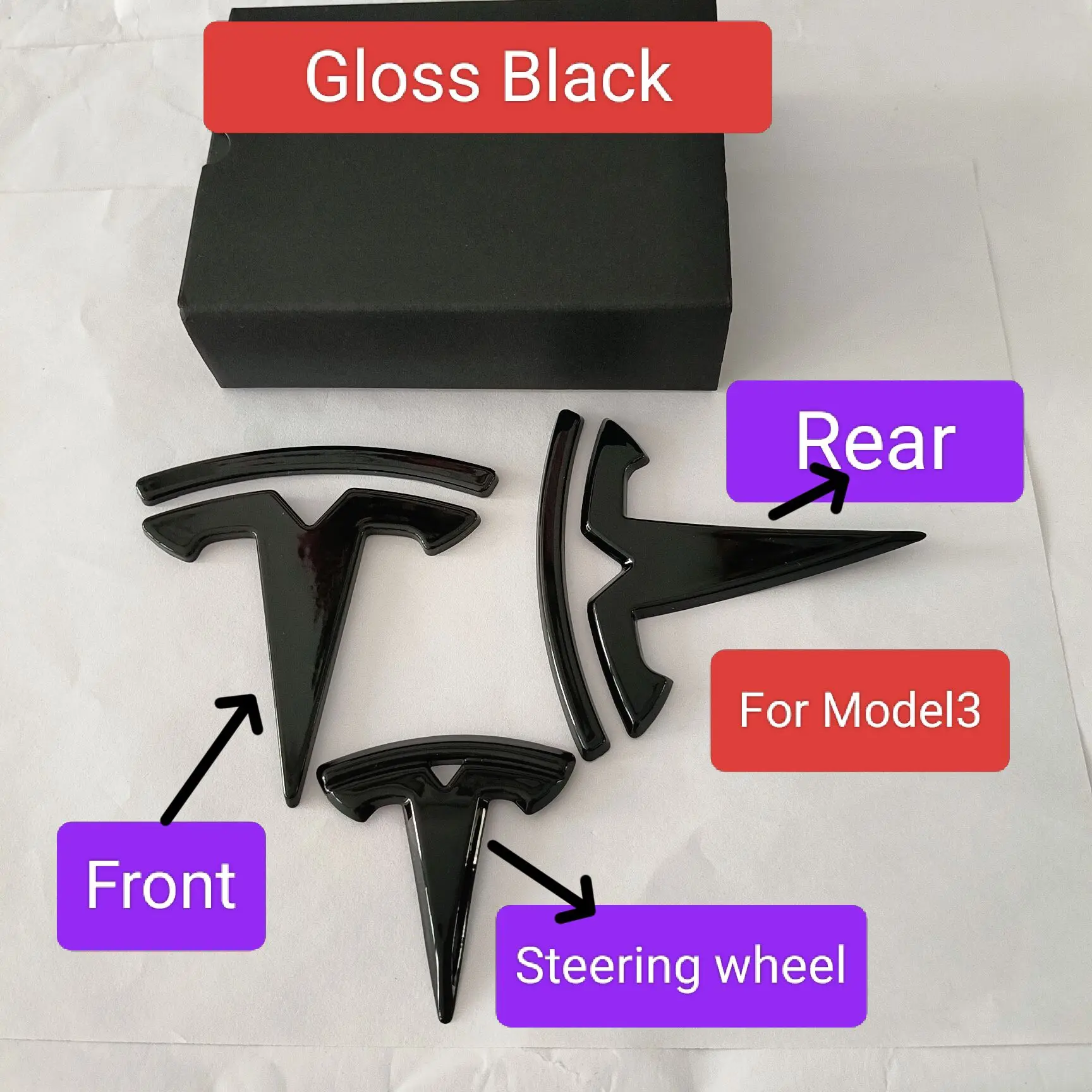 GlossBlack-3set