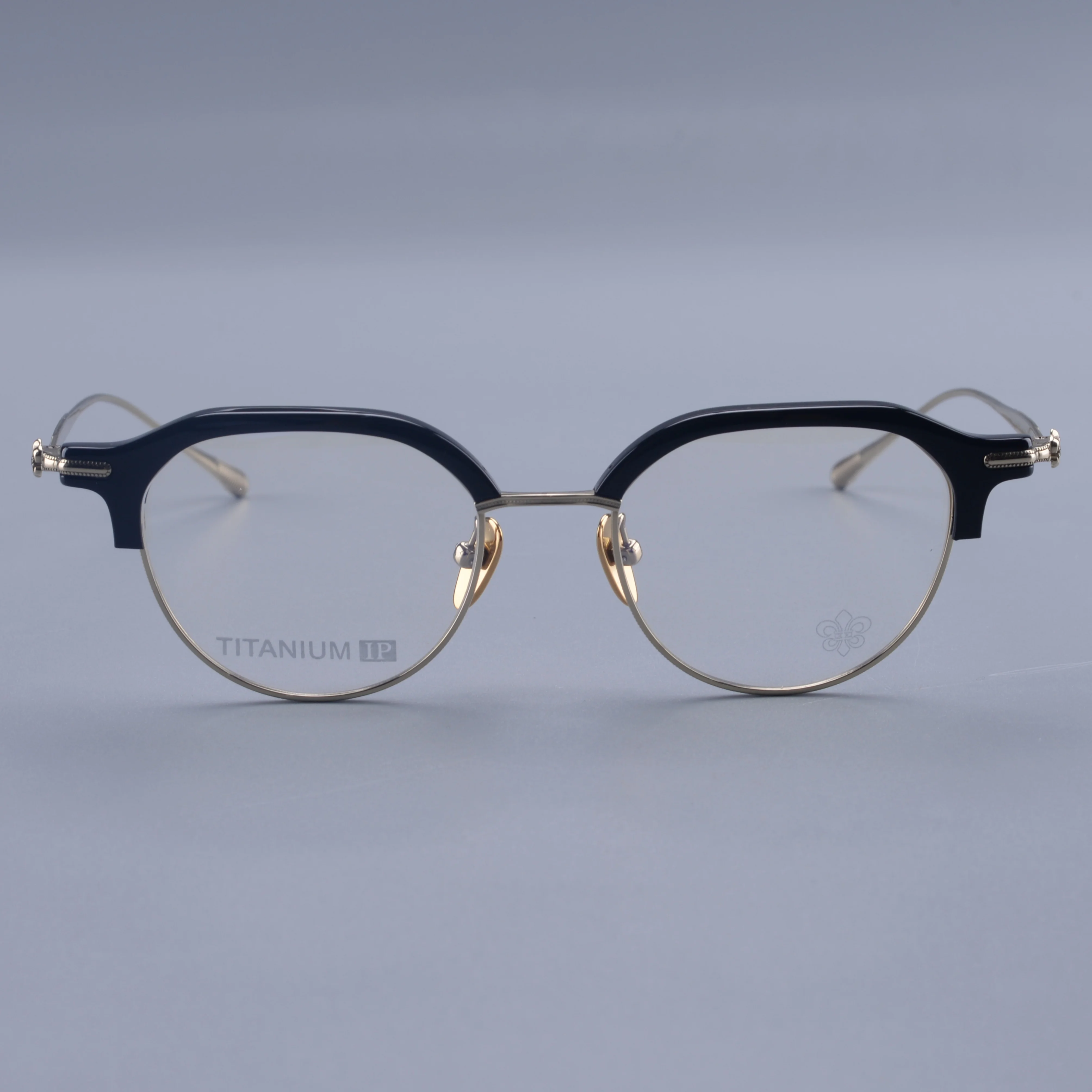 New Classic Gothic Retro Style Carving Decoration Women's Luxury Glasses Casual Fashion Trend Brand Titanium Men's Glasses Frame