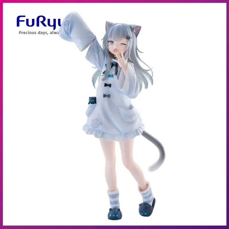 

FURYU In Stock Original Trio-Try-iT Nachoneko Amashiro Natsuki Original Character 22cm PVC Anime Prize Figure With Base Cartoon
