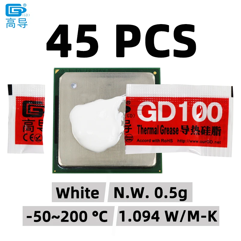 GD900 GD007 Thermisch Geleidende Vet Pasta Siliconen Gips Koellichaam Compound Grijs Wit Voor Cpu Computer GPU Koeling PS5 MB05