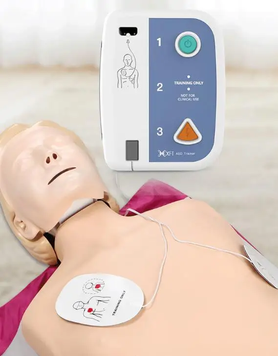 First Aid Device AED Trainer 120C+XFT Automated External Defibrillator Teaching CPR Training