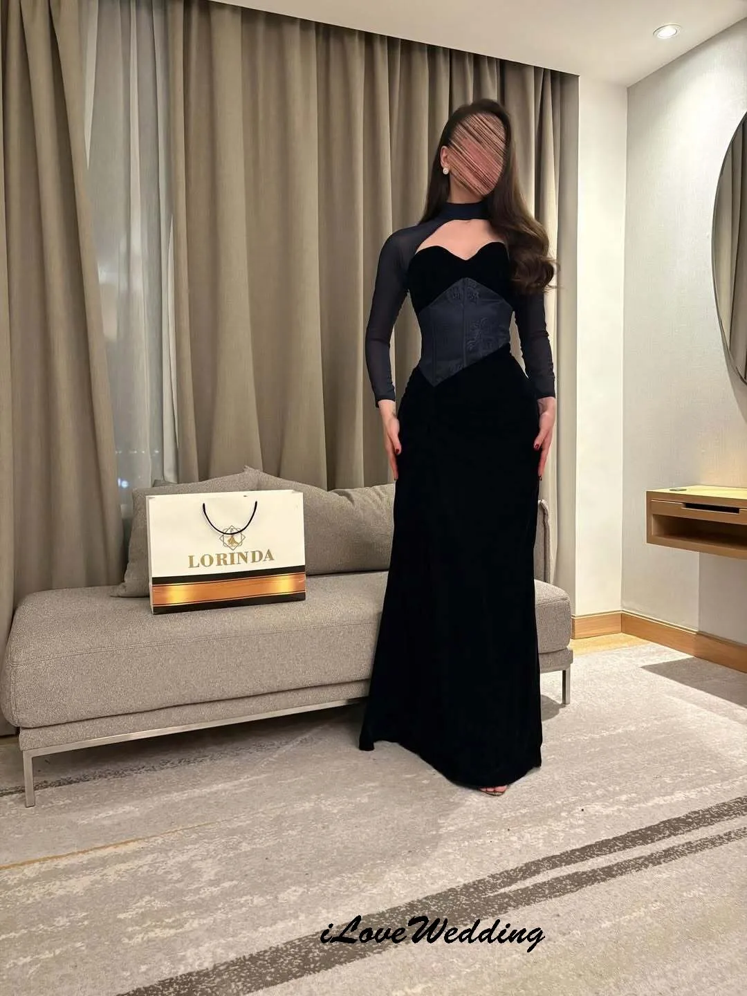 Vestidos de fiesta elegantes de manga larga, vestidos de noche de sirena 2025, vestidos formales hasta el suelo, vestido de fiesta de boda para mujer personalizado