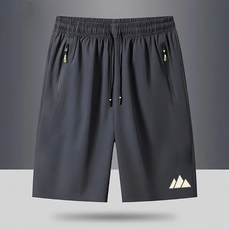 

Fashionable European And American Brand Breathable Quick-Dry Pants Summer Comfortable Versatile Sports Print Five-Quarter Length