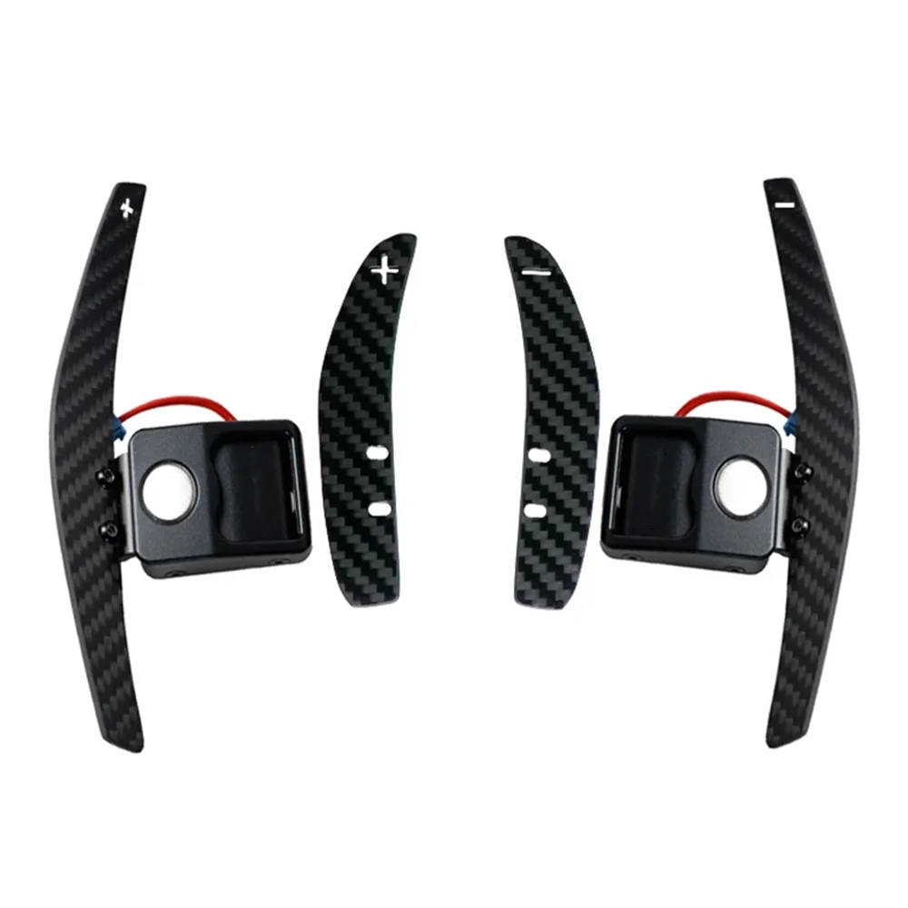 For BMW F20 F21 F30 F31 F32 F34 F01 F07 F01 F48 F25 F26 F15 F16 G20 G21 G30 G38 Magnetic Carbon Fiber Paddle Shifter