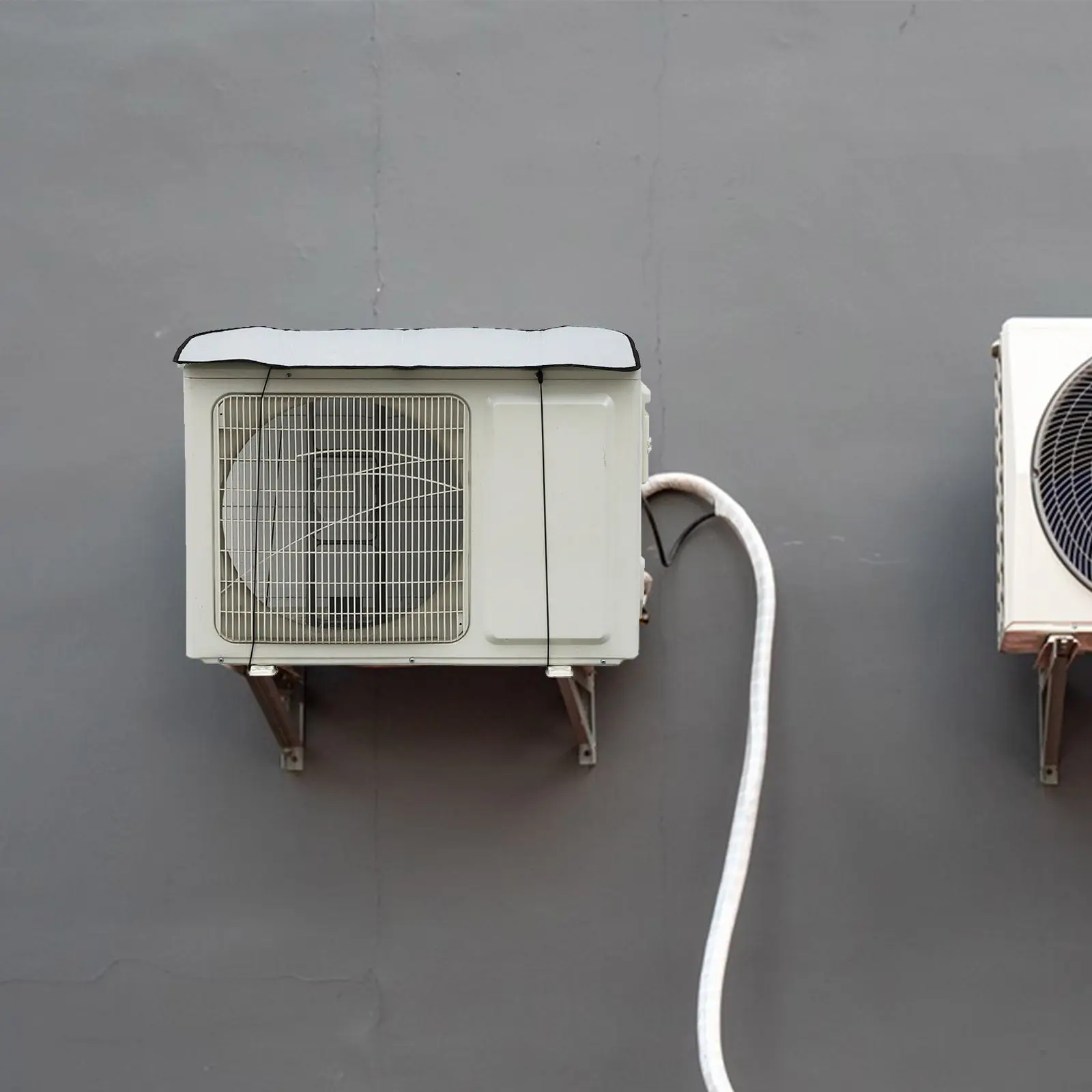 

Air Conditioner Outside Unit Cover Heavy Duty Polyester Aluminum Foil Protective Sunproof Rainproof Cover Dustproof Window Ac