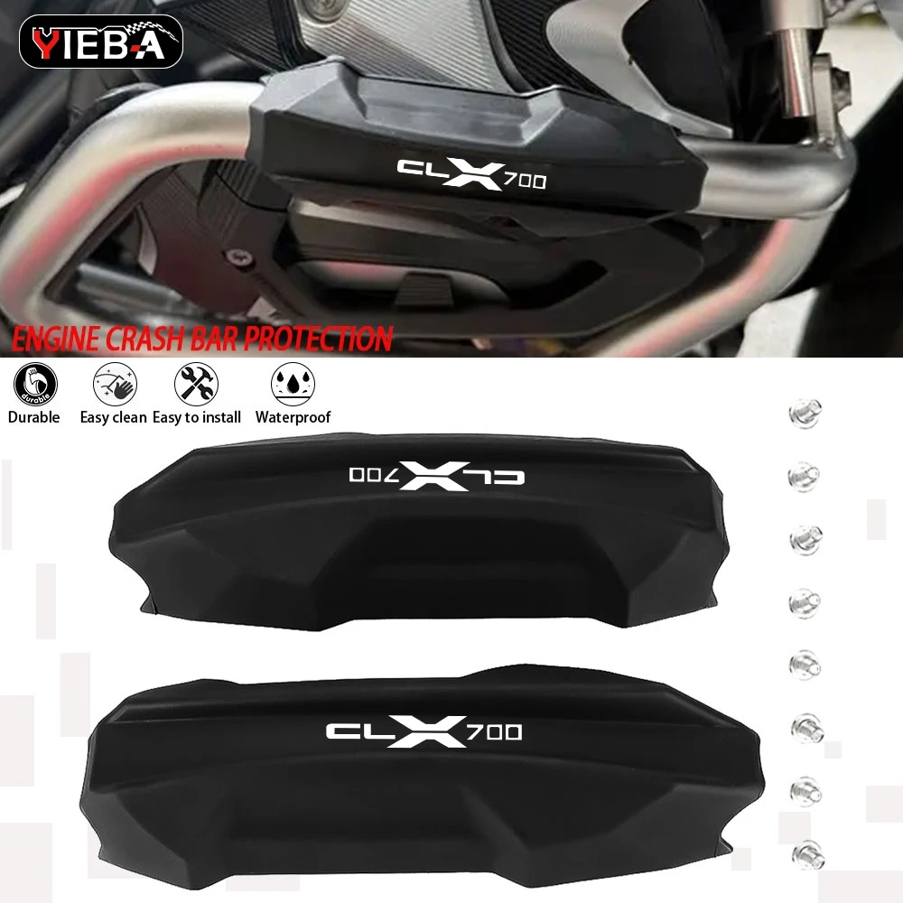 

Motorcycle Engine Crash Bar Protection Bumper Guard Block For CFMOTO CF MOTO 700 CLX CL-X 700CLX 700CL-X CLX700 2021 2022-2026
