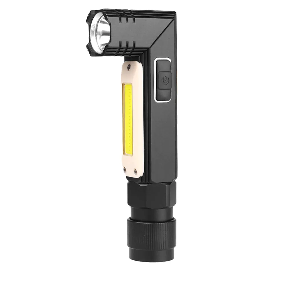 Foldable USB Rechargeable Flashlight - Waterproof & Compression Resistant for Dog Walking, Camping