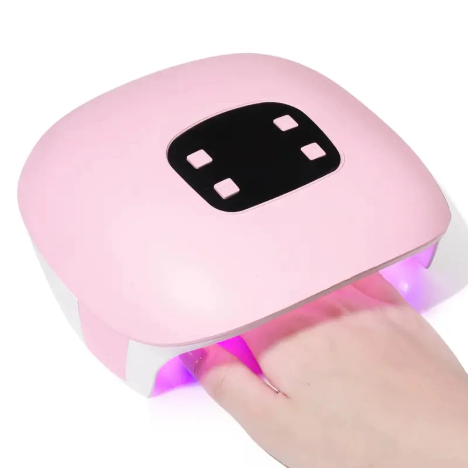 Lightweight 60W Mini UV LED Nail Drying Lamp, USB Charging, Motion Sensing Manicure Lamp for Home Use - Ideal for Curing Nail Po