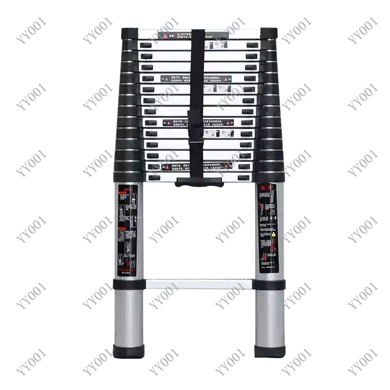 Telescopic Ladder Thickened Aluminum Alloy Portable Extension Ladder for Home & Construction Use view 4