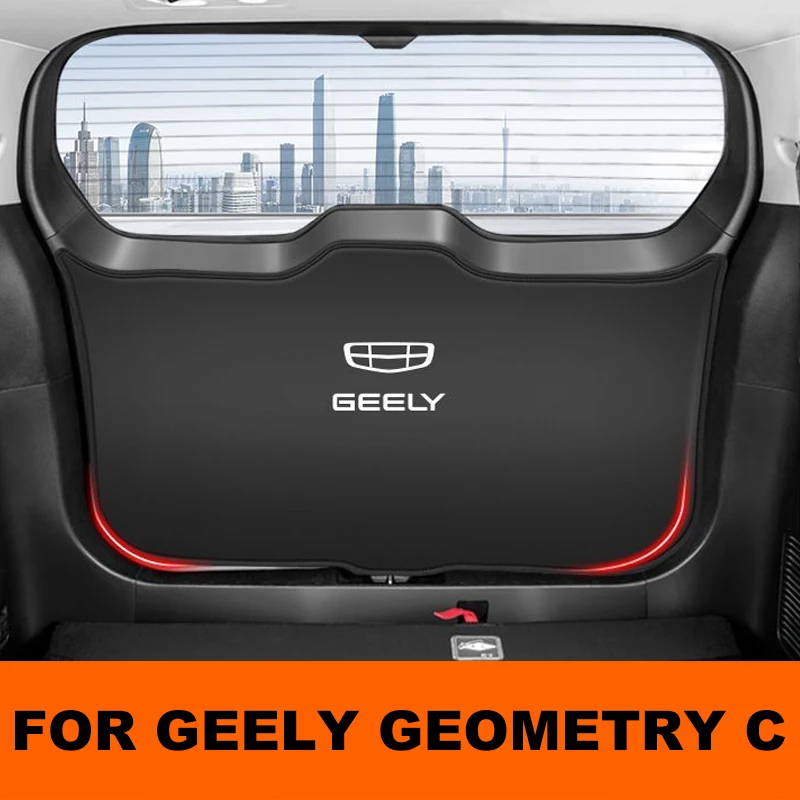 For Geely Geometry C 2021 2022 2023 Boot Leather Anti kick Pad Tailgate Anti Collision Protection Pad