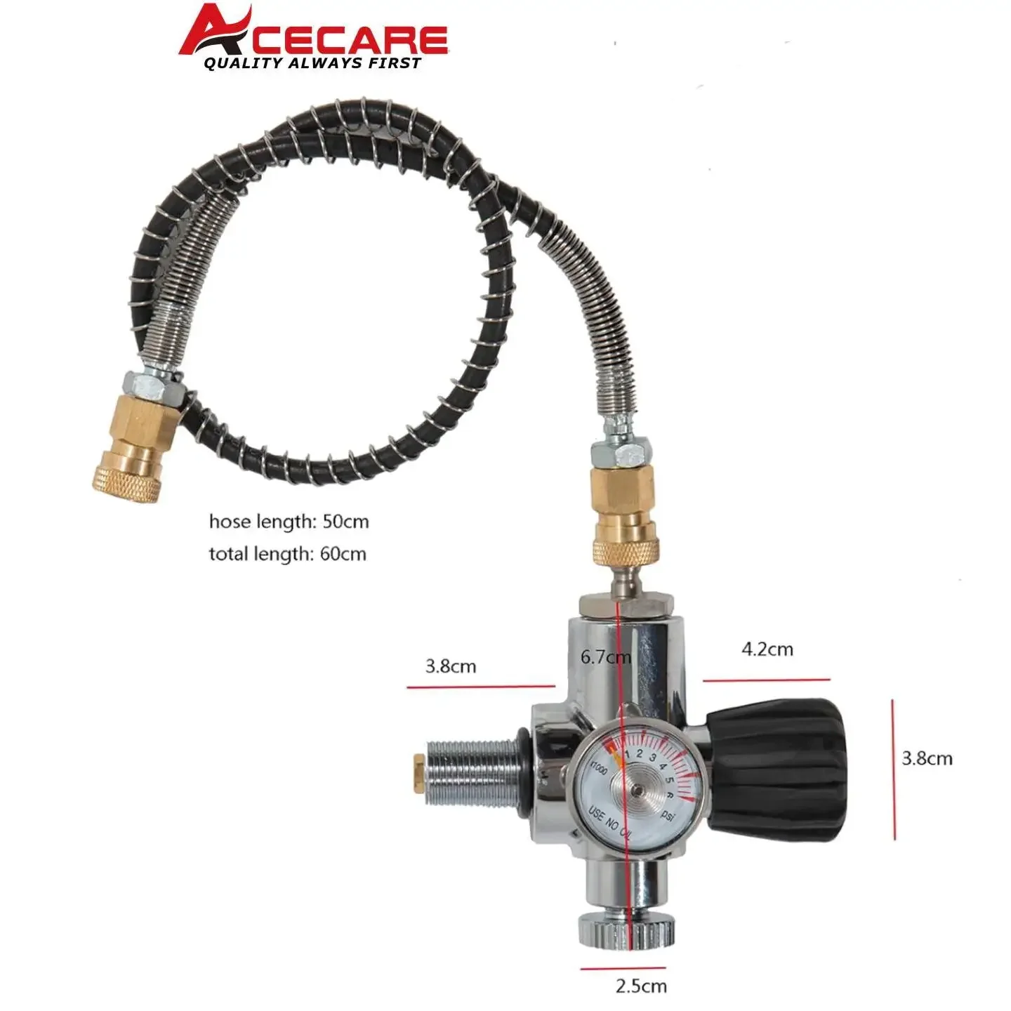 ACECARE 300Bar 4500PSI 30Mpa Estação De Enchimento De Válvula De Alta Pressão Válvula De Aço Inoxidável Sistema De Carregamento Do Tanque HPA