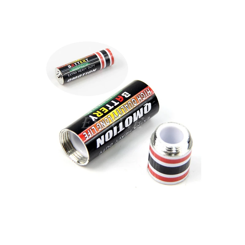 Feamos Hot Verborgen Geheime Container Case Stash Omleiding Veilig Aa Batterij Pil Box Cadeau