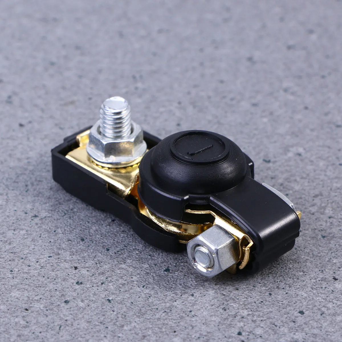 

Pair Universal Car Battery Terminal Clamp Connectors Positive Negative Copper Lead-Free Size Adjustable Flameproof Protective