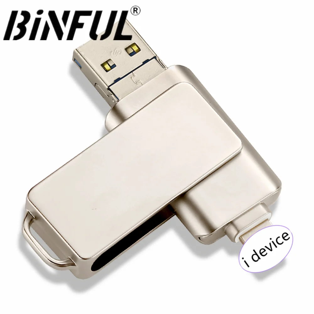 

for iphone Rotate Usb 3.0 Flash Drive 2TB 1T 512G with 3 in 1 Mirco TYPE-C to iphone interface 256G pendrive 11/12/13/14 Ipad