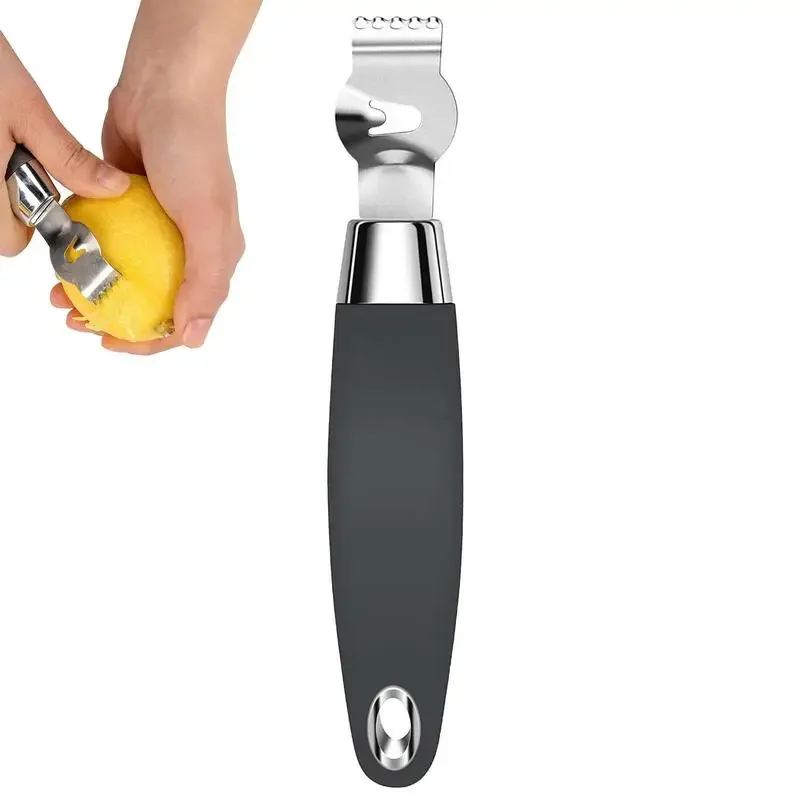 Orange Citrus Fruit Grater Peeling Knife Kitchen Gadgets  Accessories Lemon Peeler Stainless Steel Lemon Zester Grater Lime