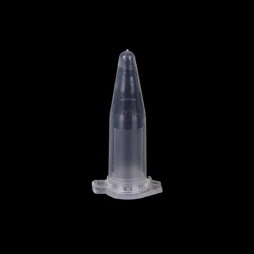 50 stuks 1,5 ml plastic centrifugetest met klikdop buis flacon container laboratoriumbenodigdheden
