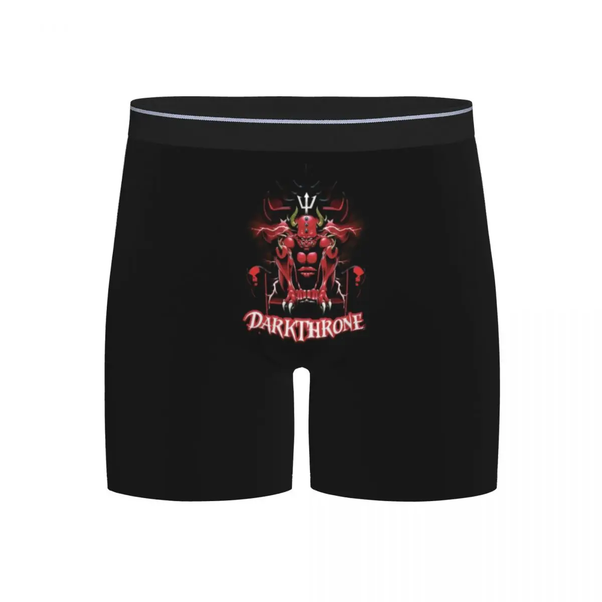 

Long Boxer Underpants Shorts Darkthrone Norwegian Black Metal Band Panties Men's Underwear for Homme Man Boyfriend Gift