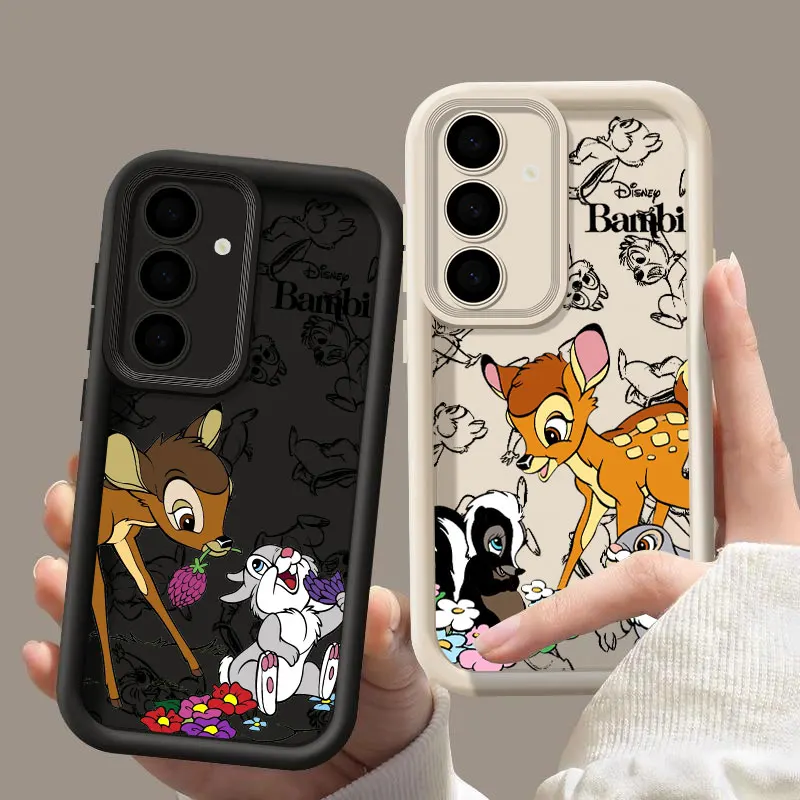Bunnies And Bambi Anime Fundas For Samsung Galaxy S26 S25 S24 S23 S22 Plus S21 Ultra S20 FE Case S26Ultra Soft Phone Back Cover