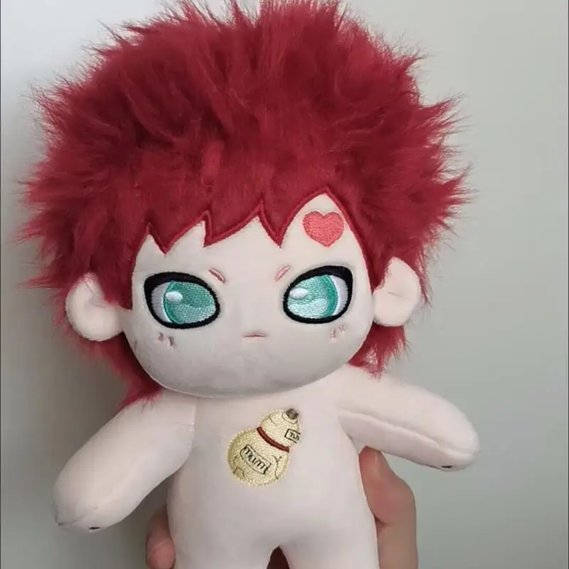 20Cm Japanese Anime Naruto There Bracket Sitting Posture Plush Naked Doll Diy Dress Up Accompanied Sleeping Doll Friend's Gifts