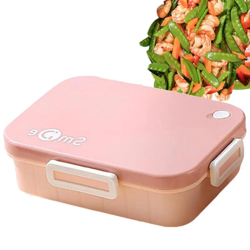 

Lunch Box For Kids Stainless Steel Lunch Box Portable Food Containers Large Capacity Food Storage Compartment Prep Lunchbox For