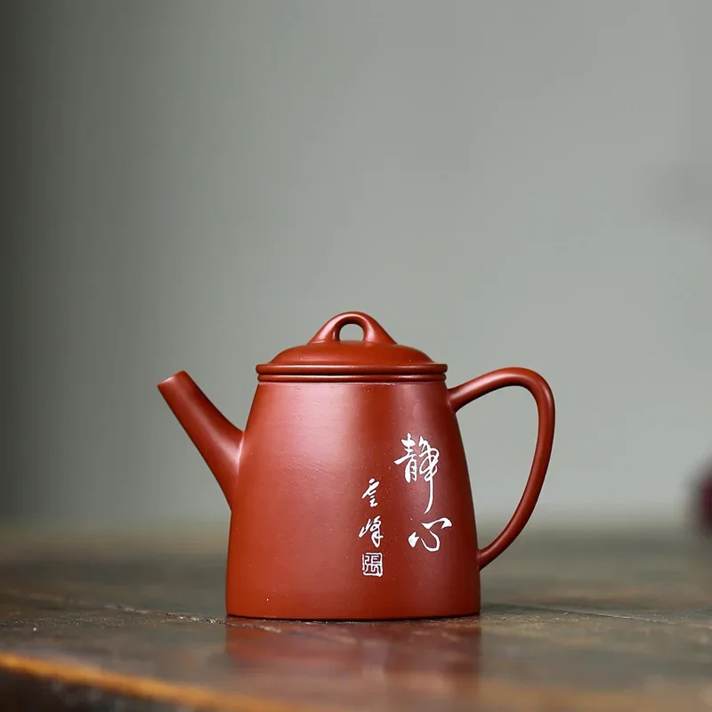 90ML Yixing Purple Clay Tea Pot Handmade Dahongpao Tea Set Authentic Raw Ore Zisha Beauty Kettle Tie Guanyin Puer Drinkware