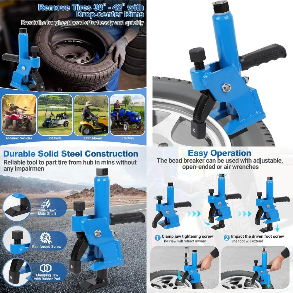 

Ручной шинный выключатель с ручкой и резиновой накладкой, подходит для шиномонтажного устройства 38 и 42 дюймов, удобный инструмент для ремонта шин