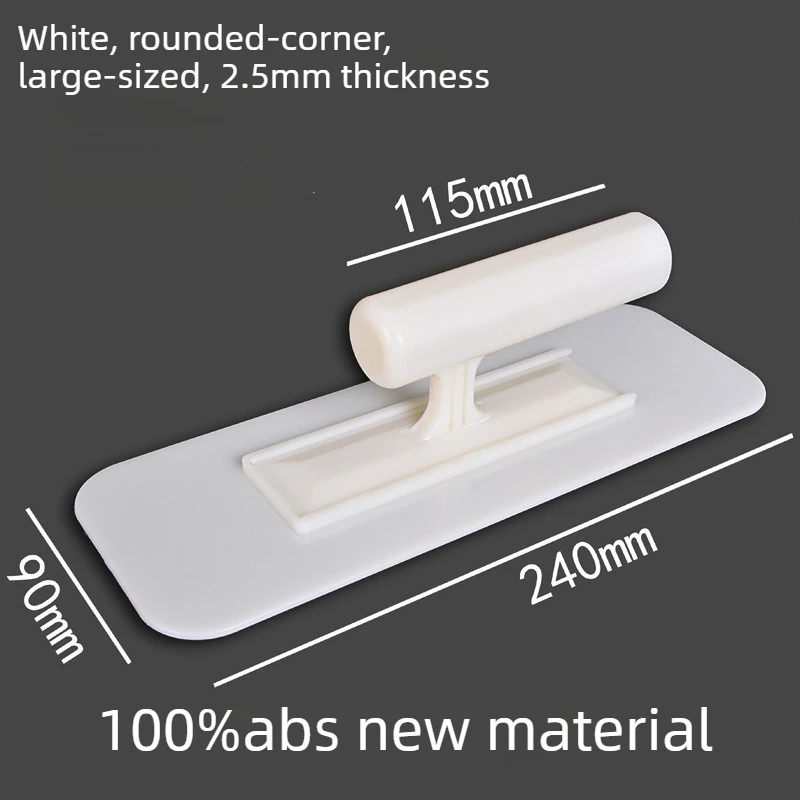 Tempered plastering float, wear-resistant flat edged sand float, mason's plastering tool, putty scraping plastic trowel