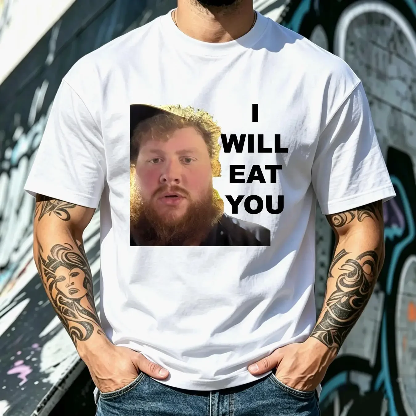 washed T Shirt I Will Eat You CaseOh Streamer Meme Merch Funny Jynxzi long or short sleeves vintage Washed Casual Slightly
