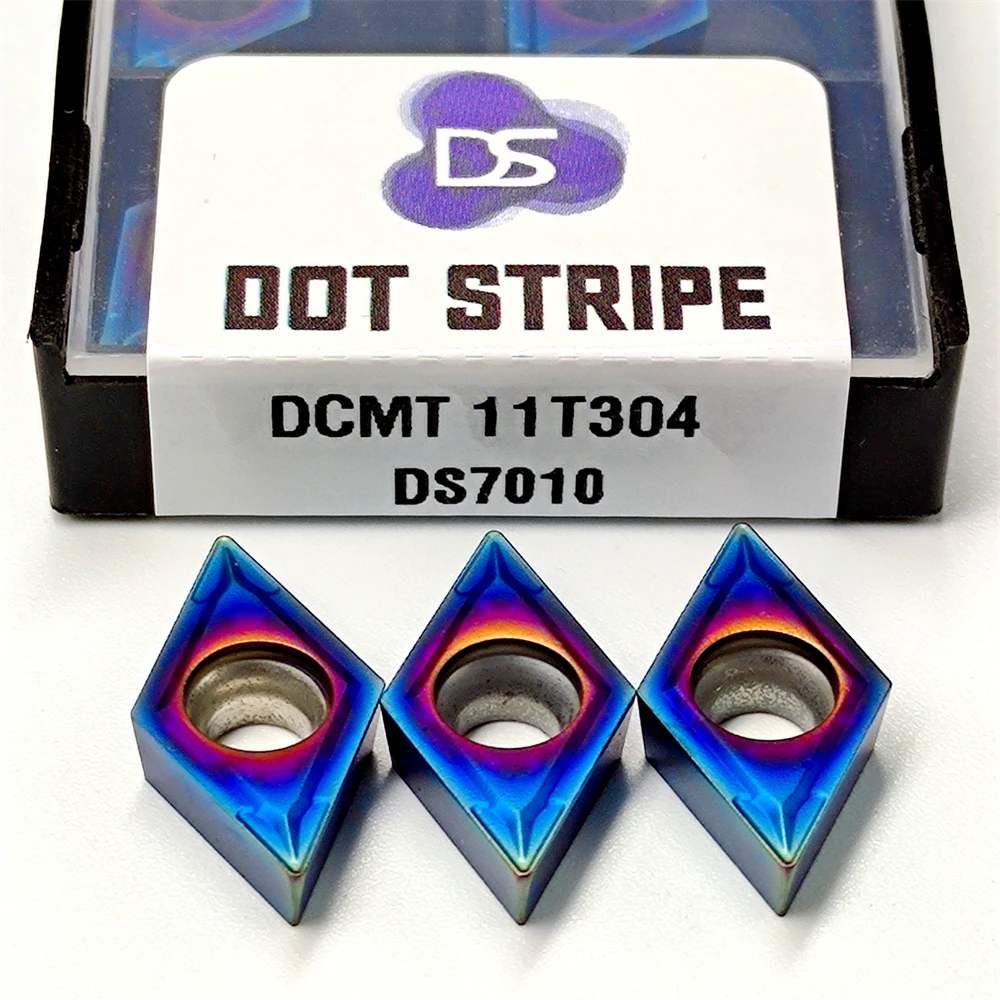 Hohe qualität DCMT11T304 nano blau klinge drehmaschine drehen werkzeug für CNC hartmetall drehen werkzeug einstechen klinge