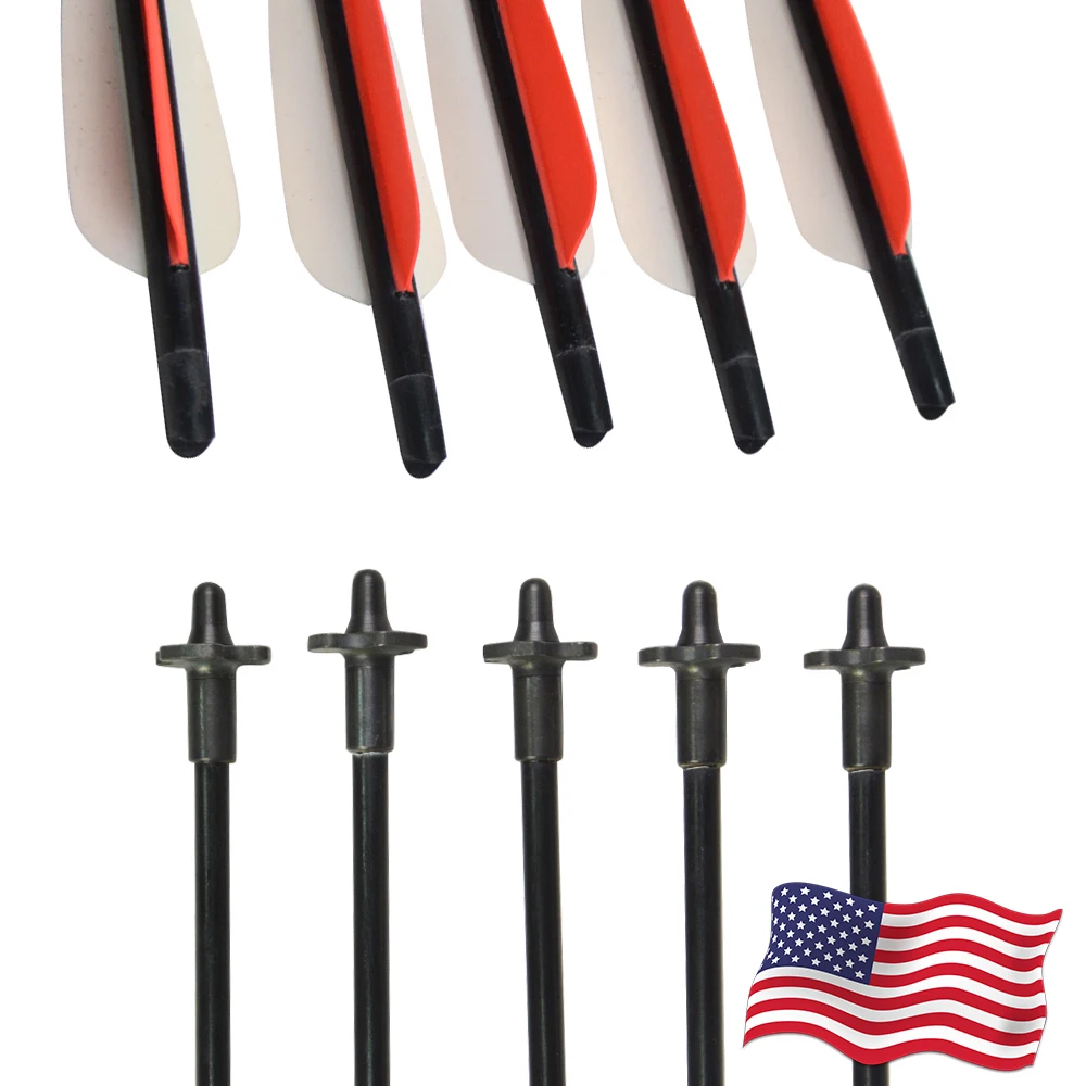 

Archery 24" Fiberglass Arrows 1/3pcs Crossbow Release Bolts for Archery Bow Hunting Shooting Target Training Accessories